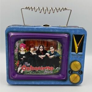 VINTAGE OZZY 2002 THE OSBOURNE FAMILY Tin Lunch  Box Vandor‎ RARE